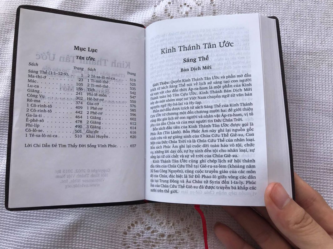 Kinh thánh bỏ túi bìa nâu