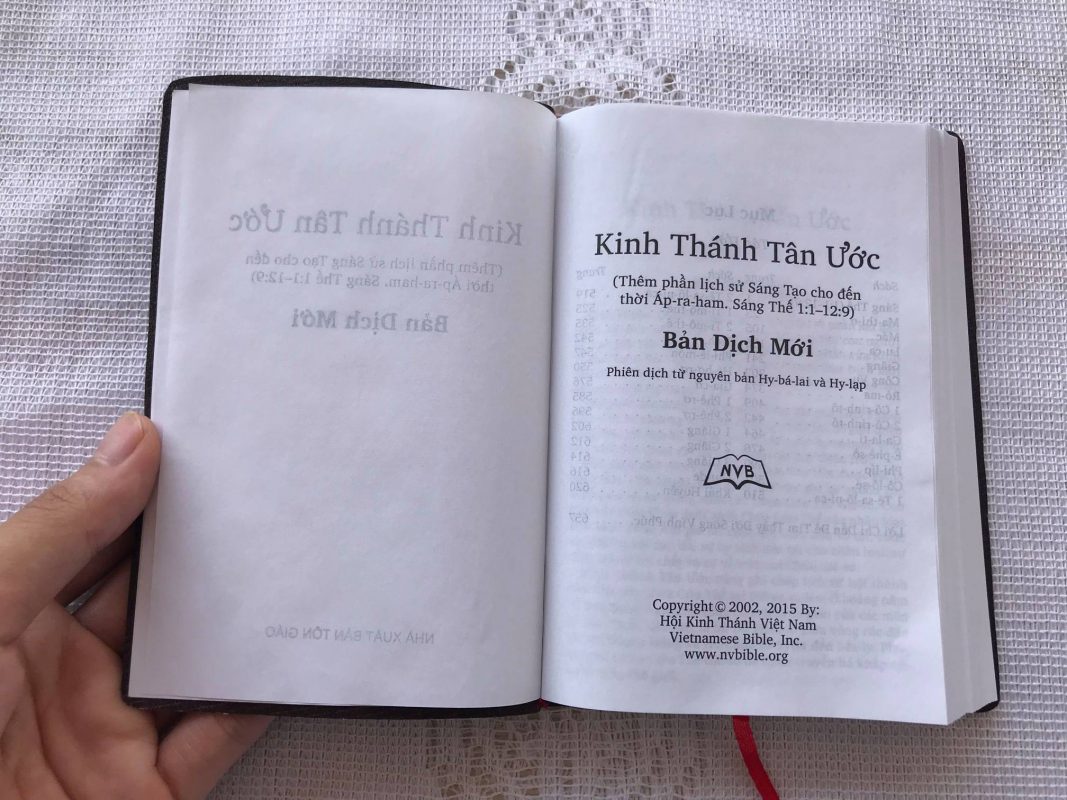 Kinh thánh bỏ túi bìa nâu